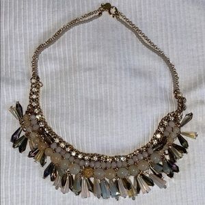 Beaded statement necklace